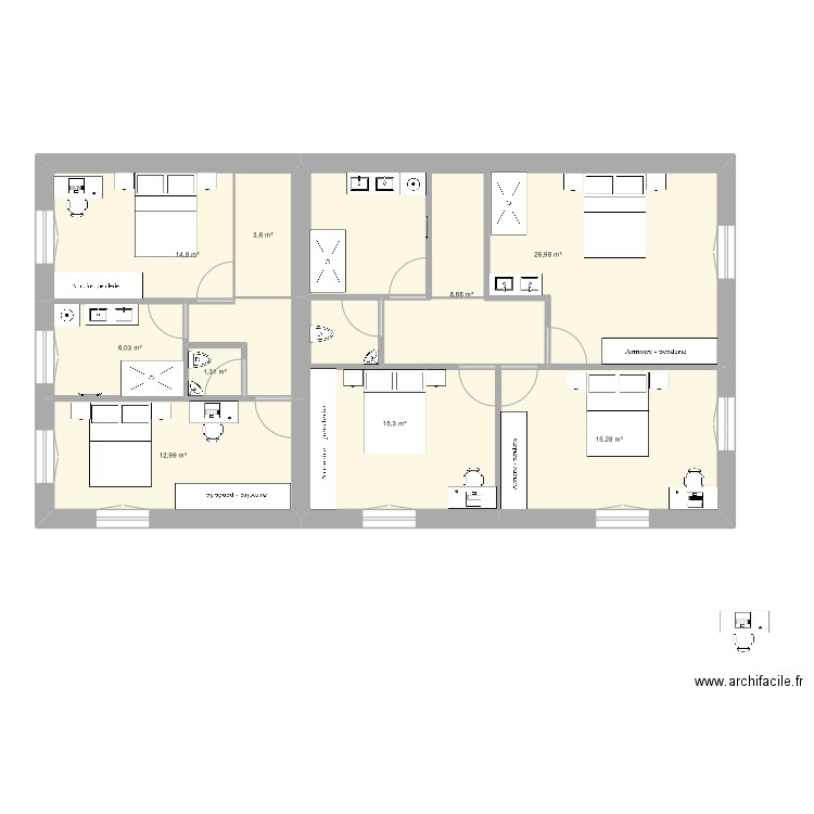 Plans intérieurs-VF. Plan de 0 pièce et 0 m2