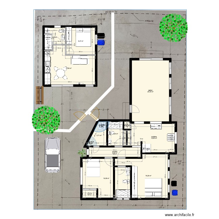 casitas 2 claudia. Plan de 0 pièce et 0 m2