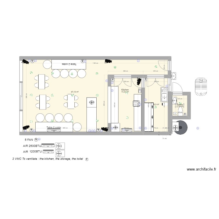 Restaurant pour notre avenir 8. Plan de 0 pièce et 0 m2