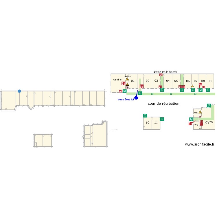 saint jean baptiste . Plan de 21 pièces et 792 m2