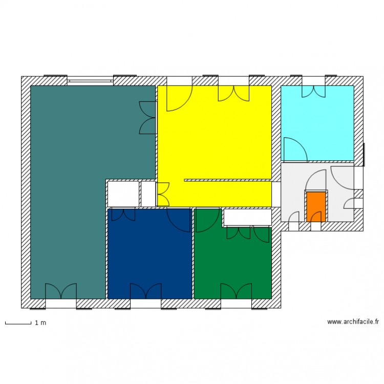 REZ DE CHAUSSEE. Plan de 0 pièce et 0 m2