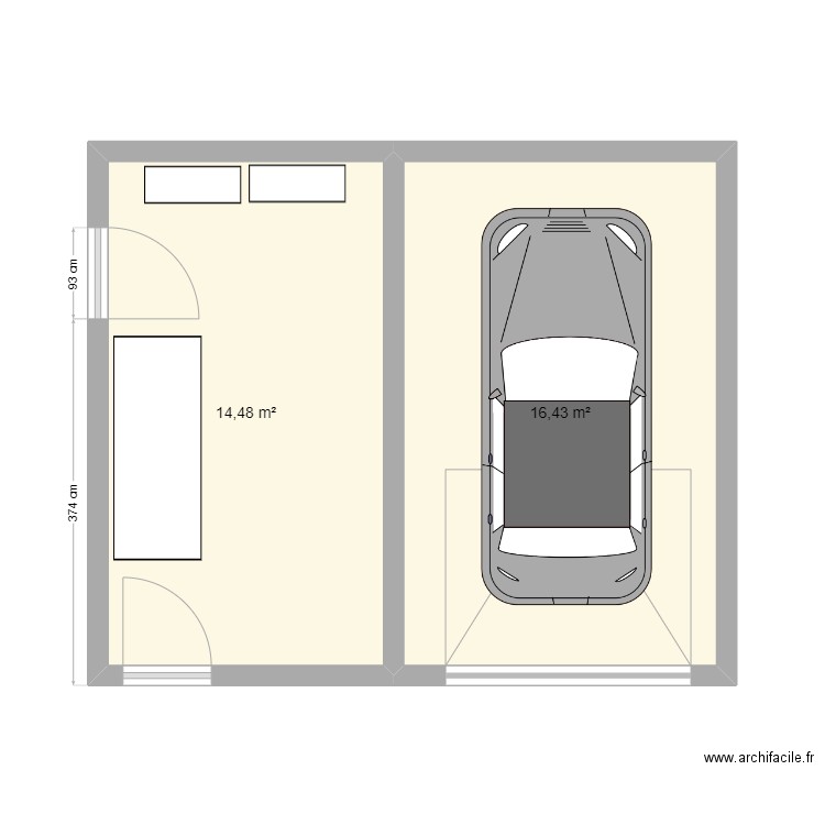 plan garage 30m2. Plan de 0 pièce et 0 m2