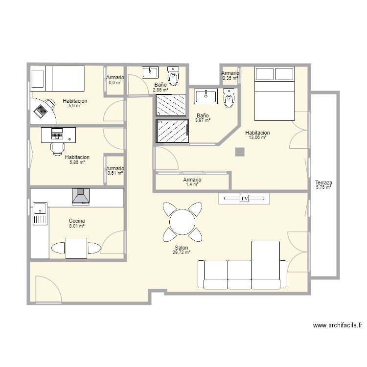 Juan de Urbieta 37 1 1. Plan de 0 pièce et 0 m2