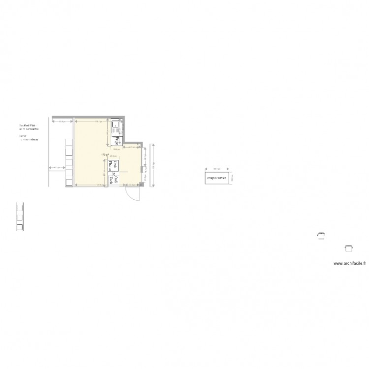 StHilaire. Plan de 0 pièce et 0 m2