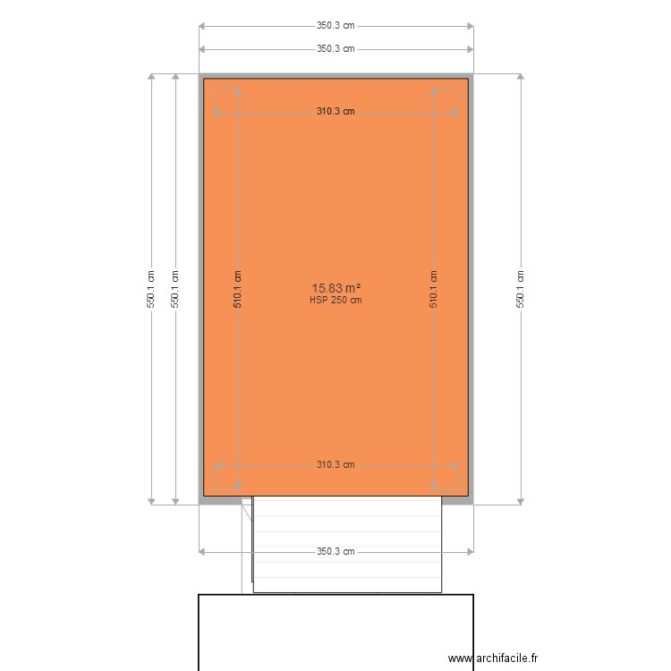 garage maison. Plan de 0 pièce et 0 m2