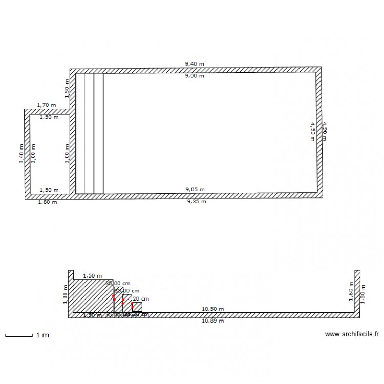 Piscine 9x4,5. Plan de 0 pièce et 0 m2