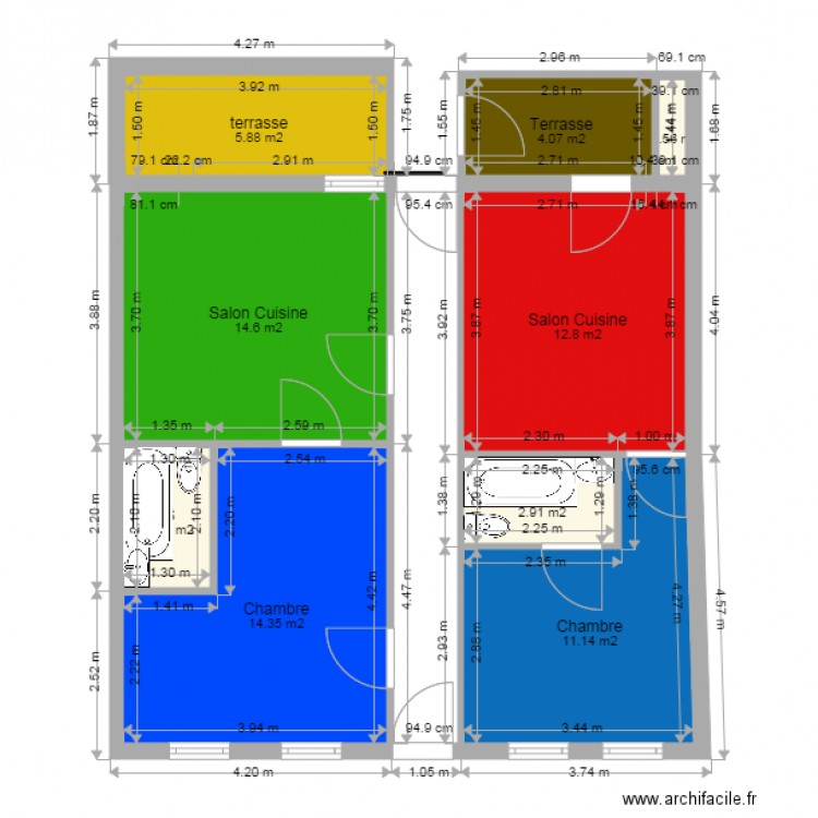 Rez de chaussez. Plan de 0 pièce et 0 m2