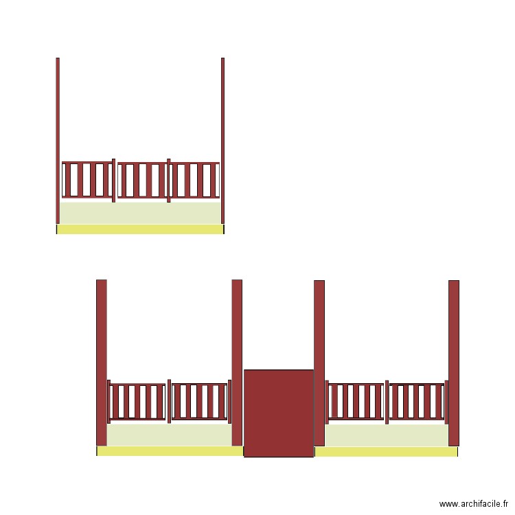 TERRASSE. Plan de 0 pièce et 0 m2