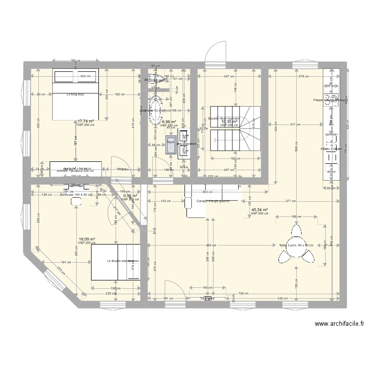 chartres. Plan de 0 pièce et 0 m2