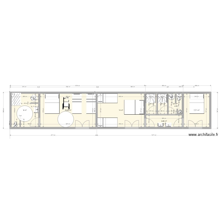 Cabanon5. Plan de 0 pièce et 0 m2