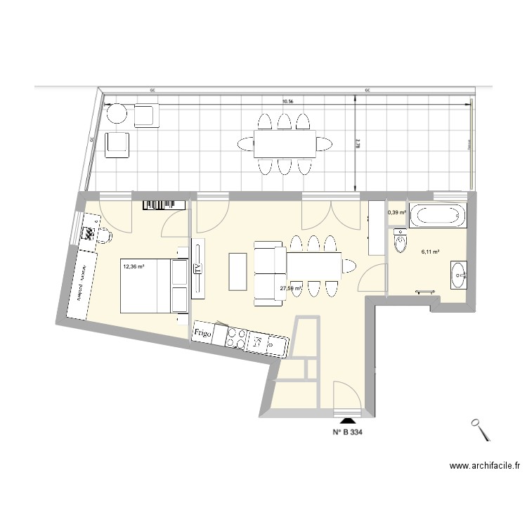 Bagneux. Plan de 0 pièce et 0 m2