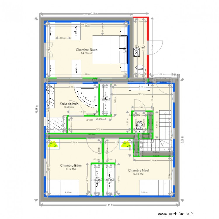 Maison blanc boyer. Plan de 0 pièce et 0 m2