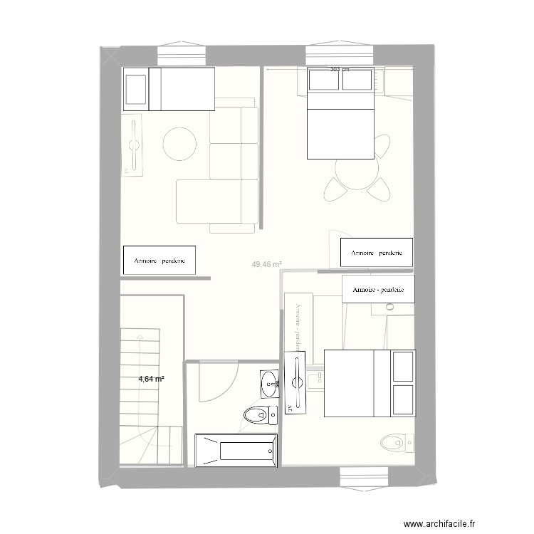 prudence. Plan de 0 pièce et 0 m2