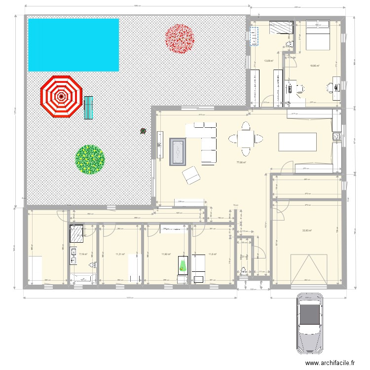 maison nantes. Plan de 0 pièce et 0 m2