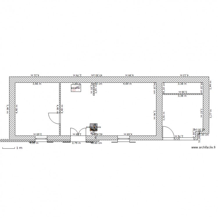 davy rdc. Plan de 0 pièce et 0 m2