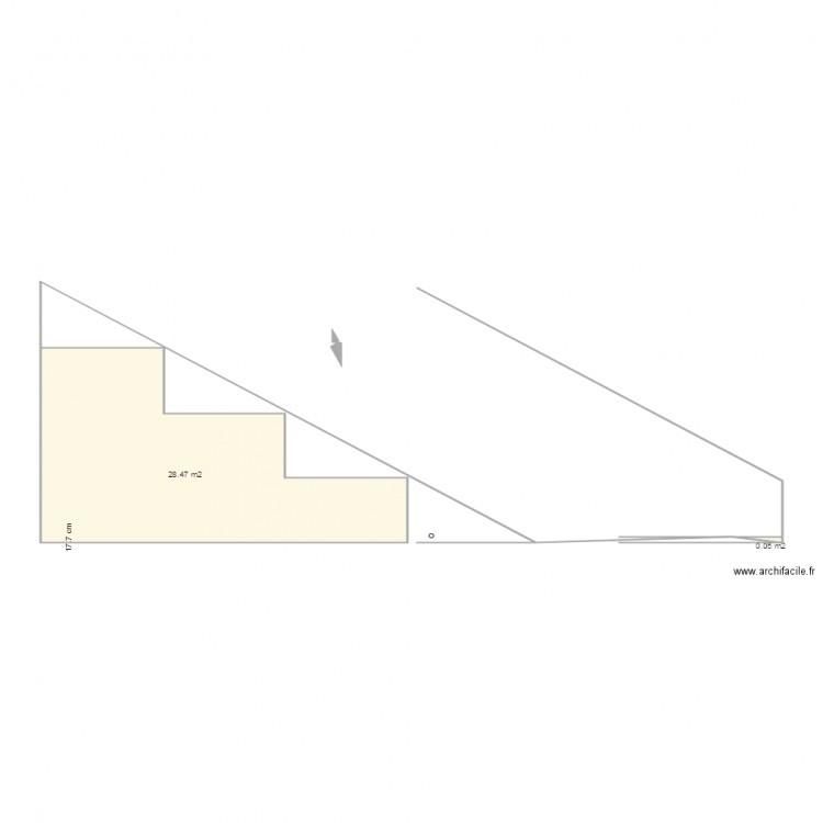 escalier 61. Plan de 0 pièce et 0 m2