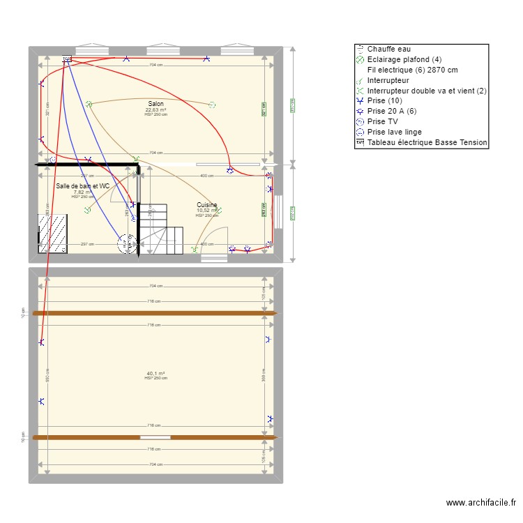 david. Plan de 0 pièce et 0 m2