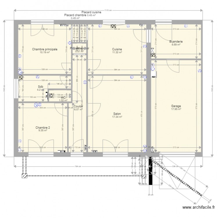 Plan Reel. Plan de 0 pièce et 0 m2