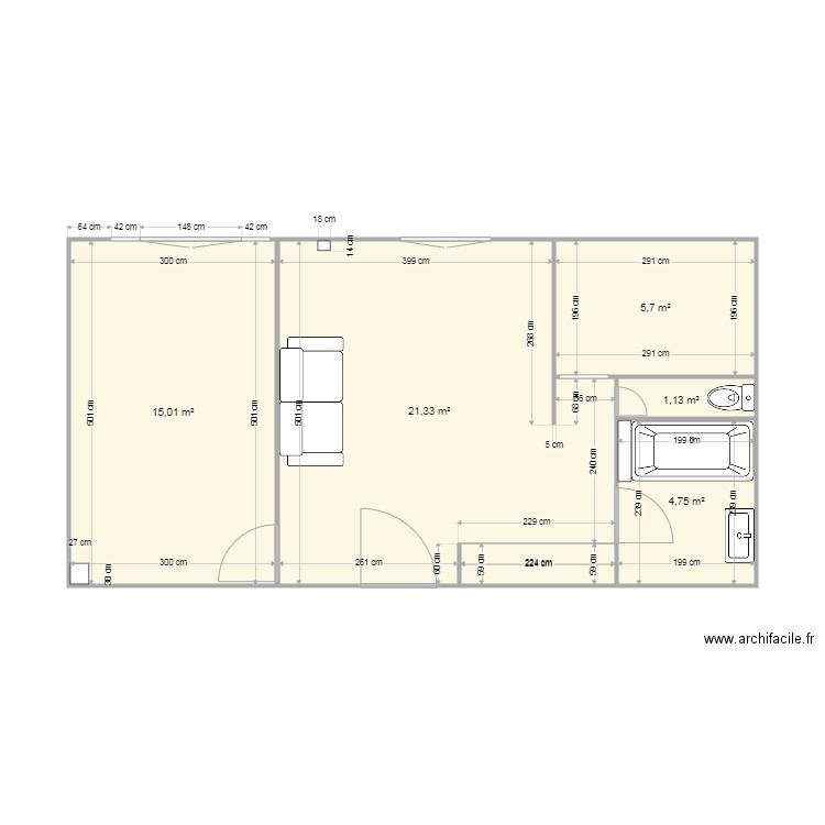 116 Bolivar. Plan de 0 pièce et 0 m2