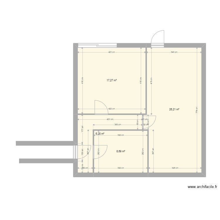 chambre labrousse. Plan de 0 pièce et 0 m2