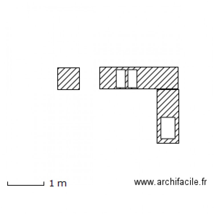 plan cuisine. Plan de 0 pièce et 0 m2