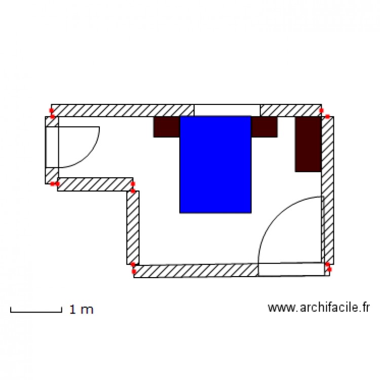 chambre 2. Plan de 0 pièce et 0 m2