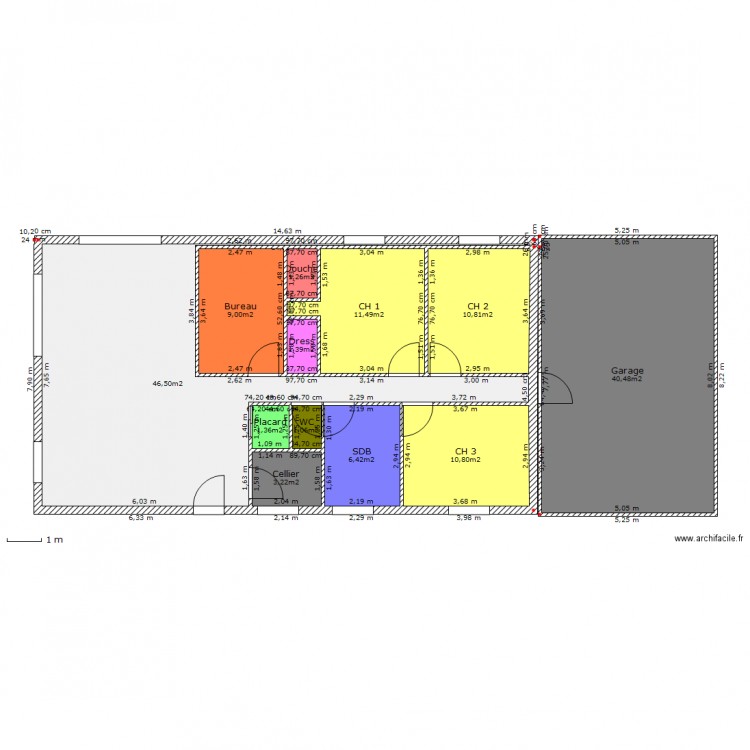 maison F TER. Plan de 0 pièce et 0 m2