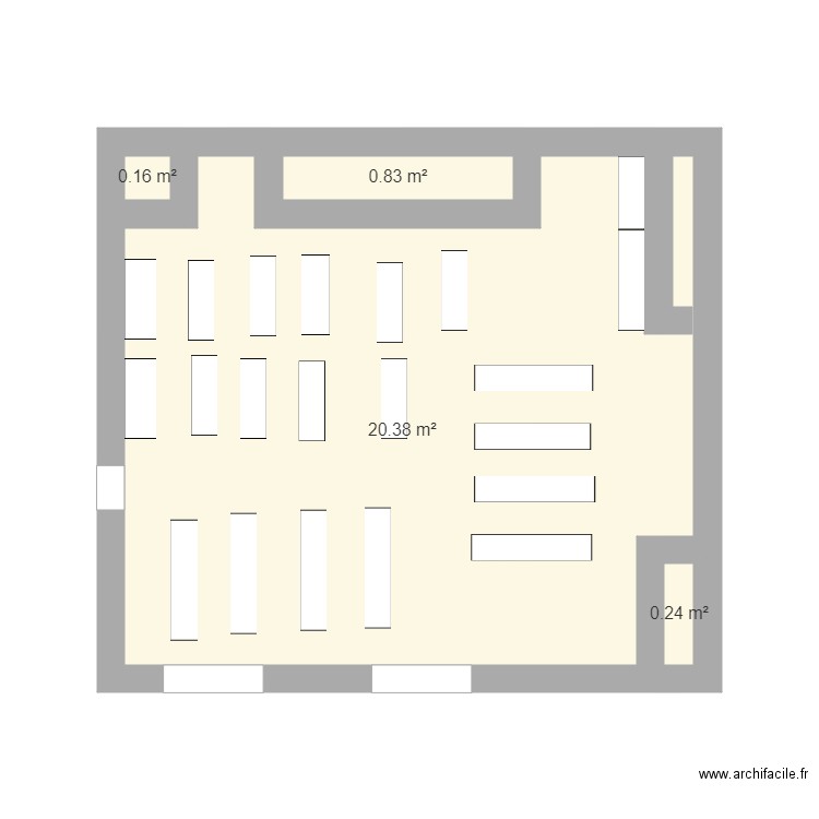 intermarché. Plan de 0 pièce et 0 m2