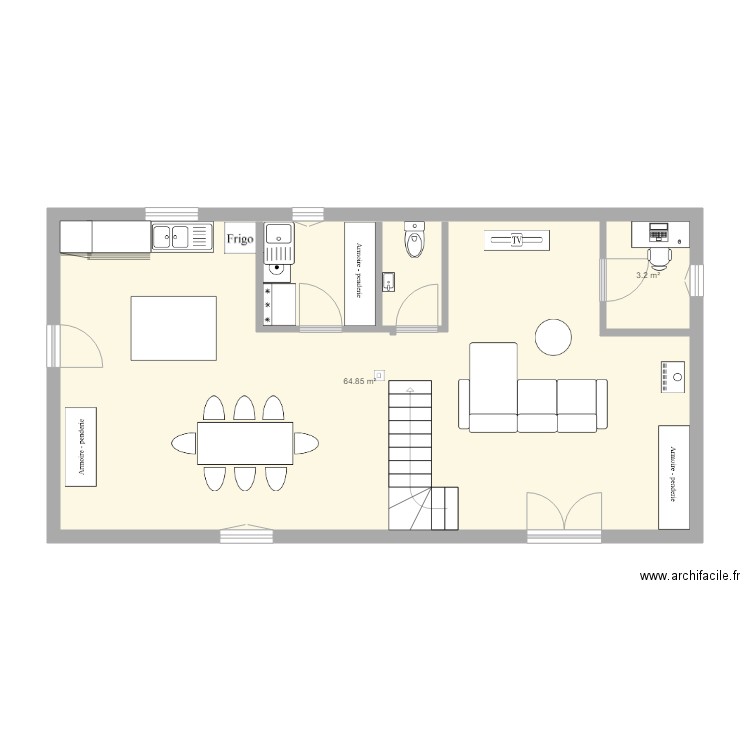 prrojet1. Plan de 0 pièce et 0 m2