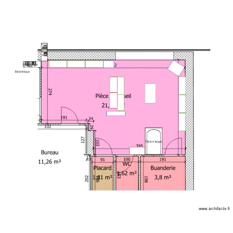 Plan sdj bis 21. Plan de 0 pièce et 0 m2