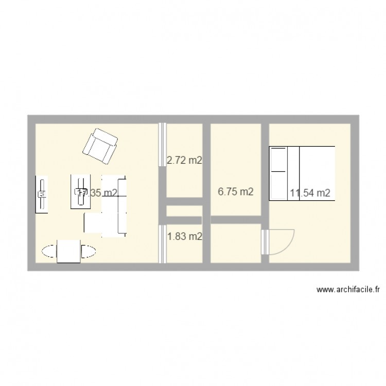 Appartement 2. Plan de 0 pièce et 0 m2