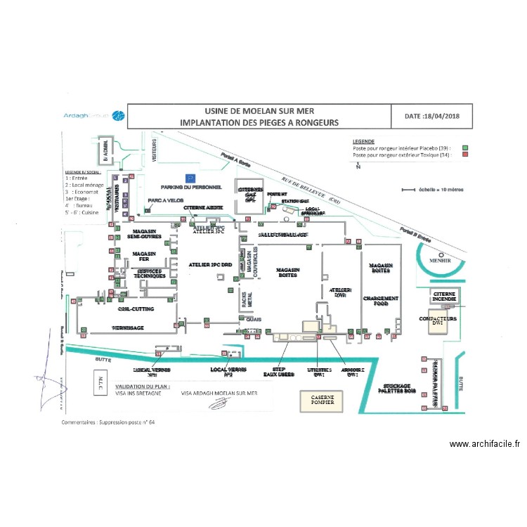 PLAN DERATISATION TRIVIUM. Plan de 0 pièce et 0 m2