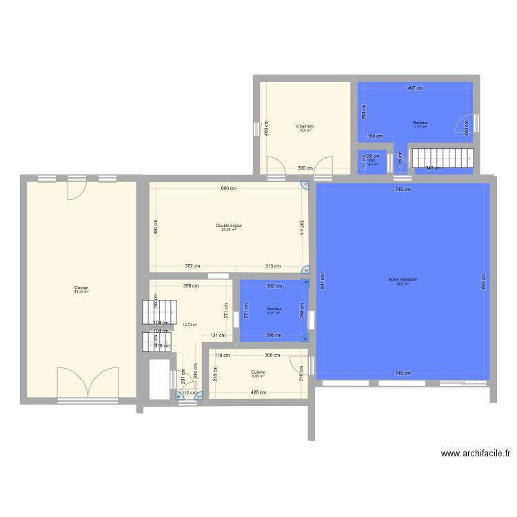 St pathus. Plan de 9 pièces et 198 m2