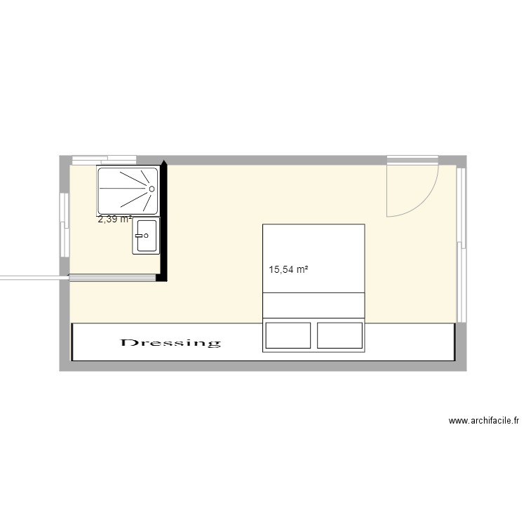 Suite Parentale finale. Plan de 0 pièce et 0 m2