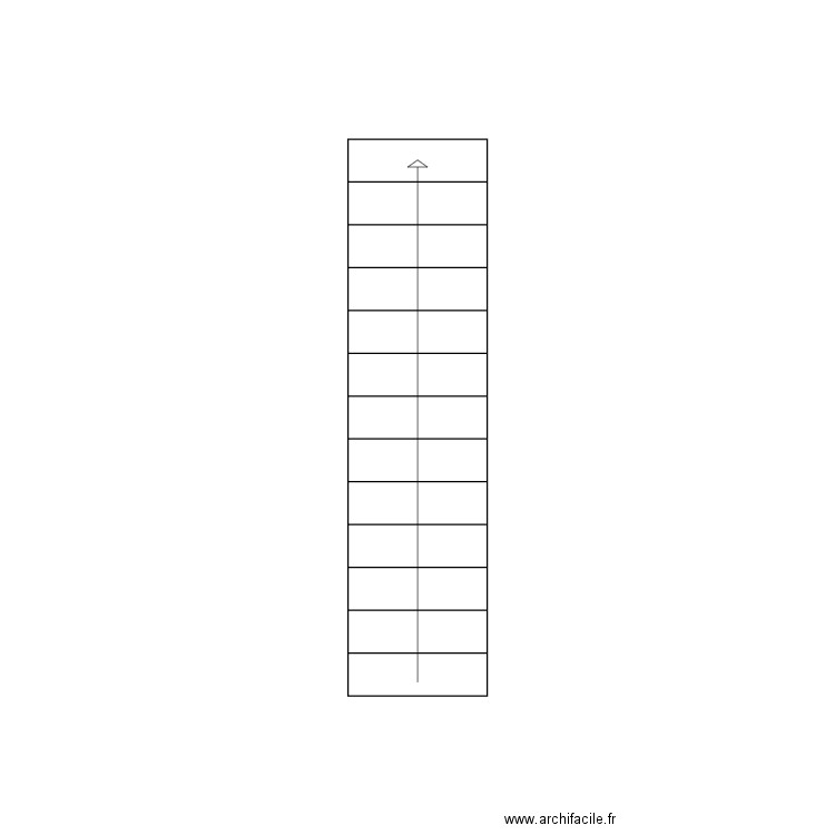 escalier. Plan de 0 pièce et 0 m2