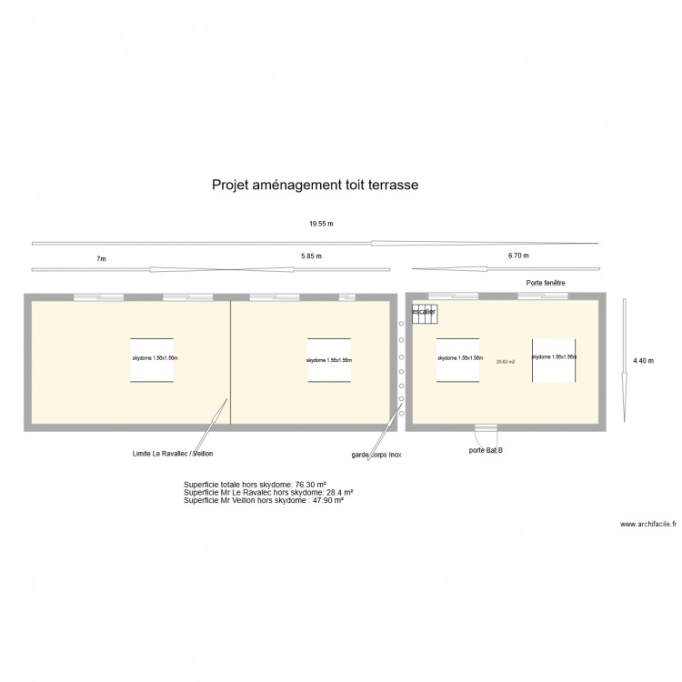 terrasse1. Plan de 0 pièce et 0 m2