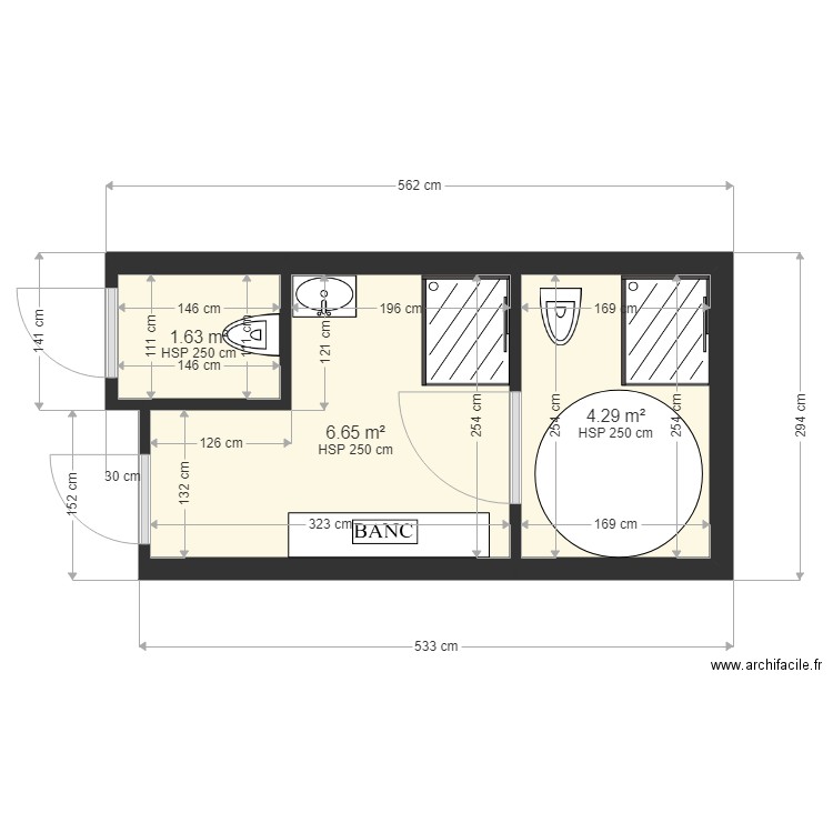 vestiaire  femme1. Plan de 0 pièce et 0 m2