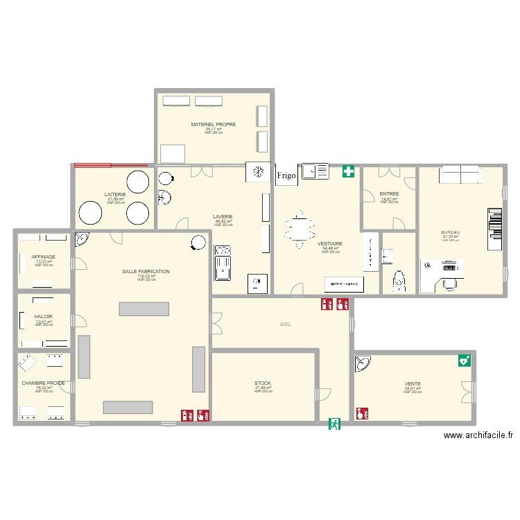 TPE/TPI Plan 13 pièces 495 m2 dessiné par OlivD