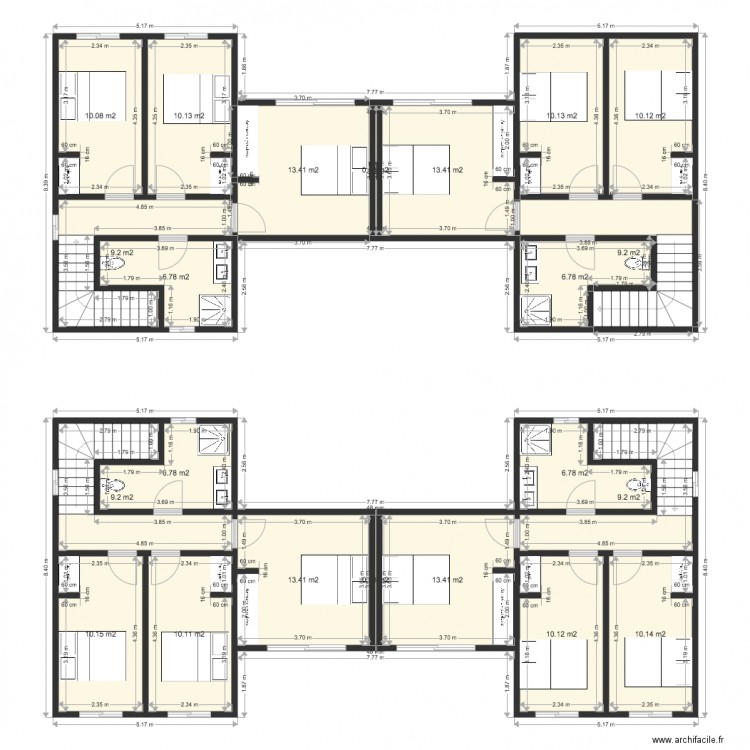 MAISON 33. Plan de 0 pièce et 0 m2