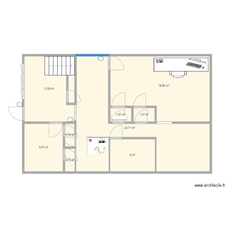 cabinet medical. Plan de 0 pièce et 0 m2