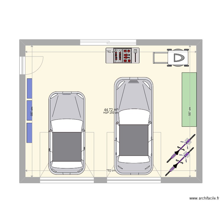 Garage Tresses. Plan de 0 pièce et 0 m2