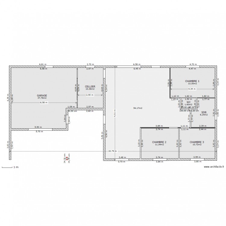 maison dominique RDC. Plan de 0 pièce et 0 m2