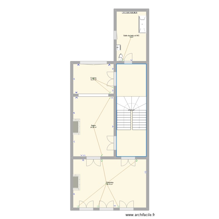 Résidence ... Blonden. Plan de 0 pièce et 0 m2