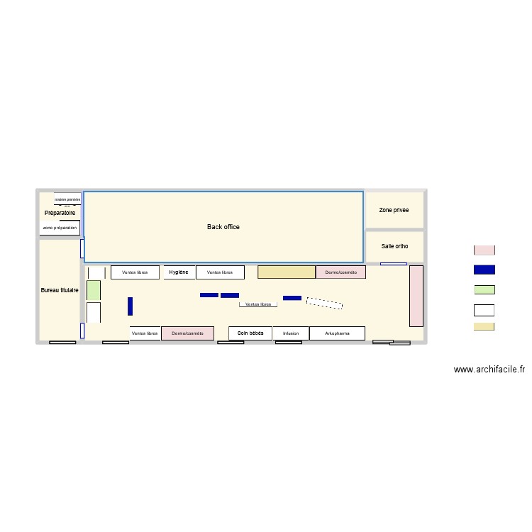 iiii. Plan de 6 pièces et 41 m2