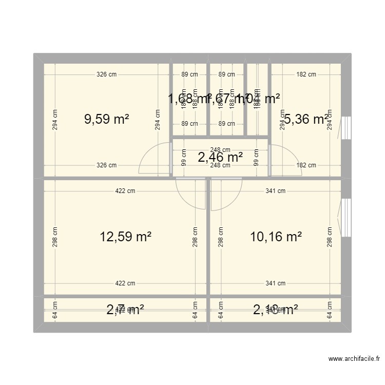 20 CHARCOT. Plan de 16 pièces et 100 m2