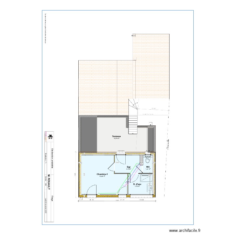 domotique étage. Plan de 0 pièce et 0 m2