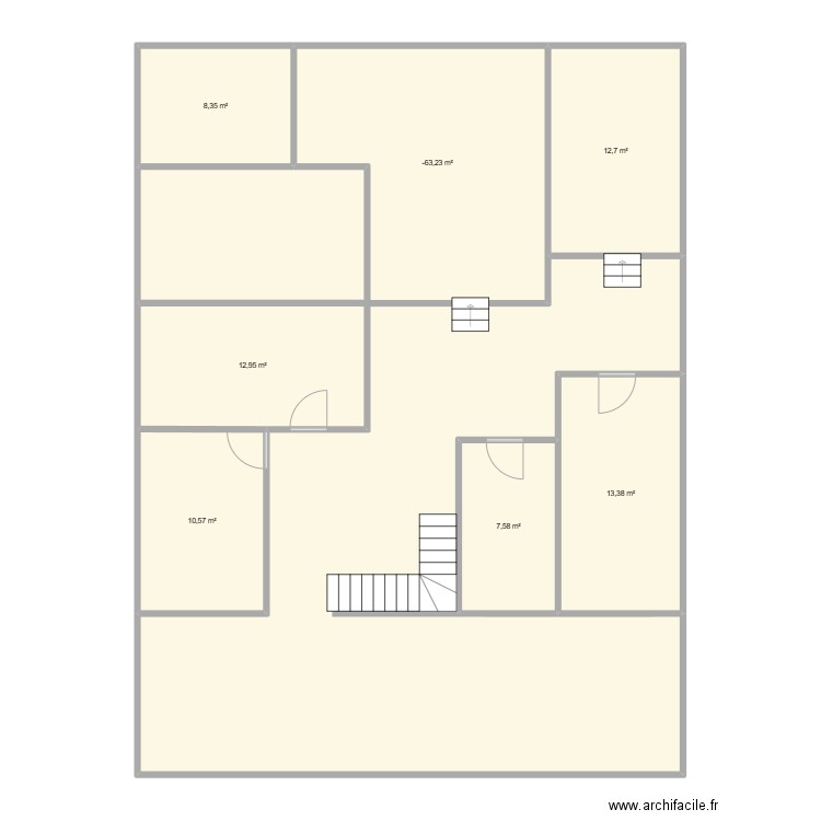 PLAN ENERGIE ET BEAUTE. Plan de 7 pièces et 91 m2