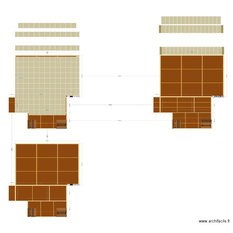 Plan Terrasse. Plan de 0 pièce et 0 m2