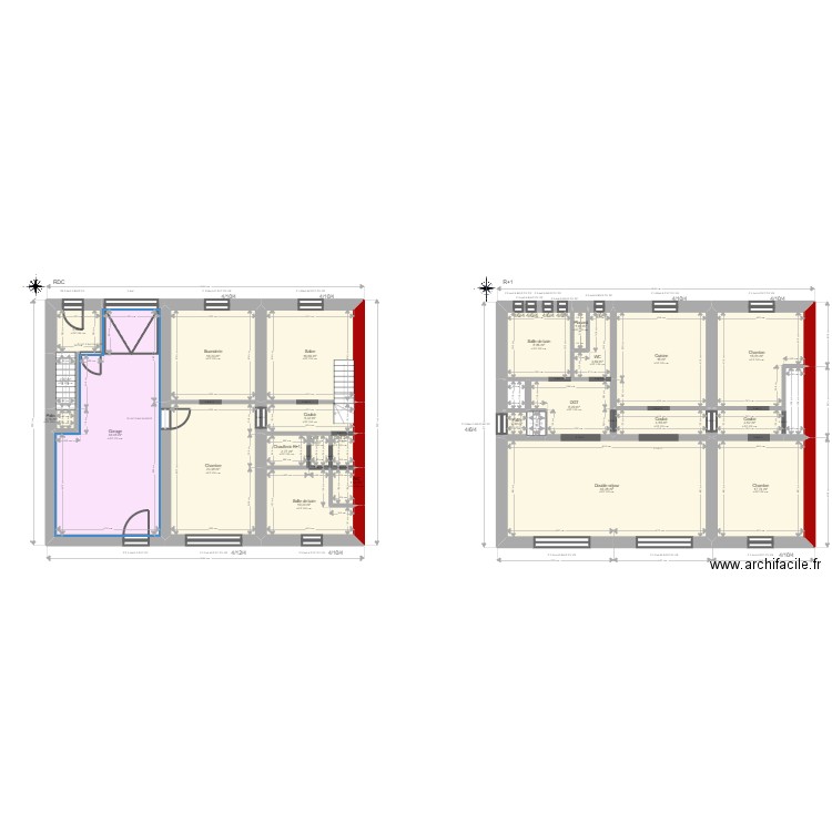 ML24014214 LEWENEC. Plan de 27 pièces et 254 m2