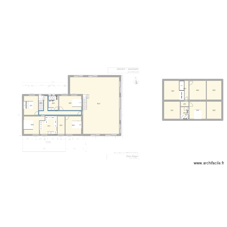 soual. Plan de 19 pièces et 298 m2